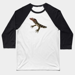 Cute Monitor Lizard Drawing Baseball T-Shirt